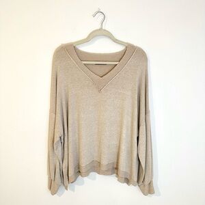 Final Touch Oversized V-Neck